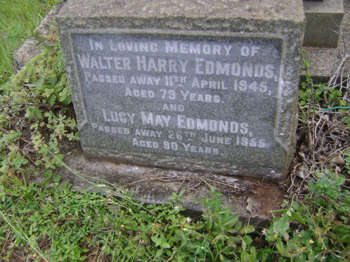 EDMONDS Walter Harry -1945 &amp; Lucy May -1955