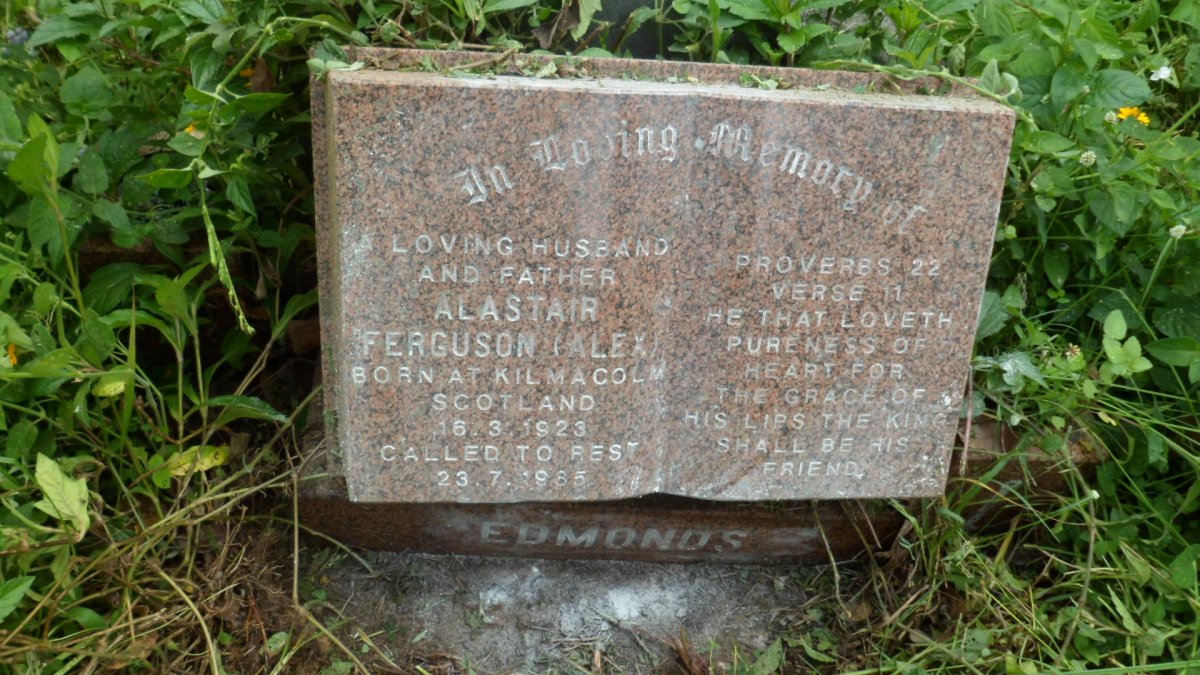 EDMONDS Alastair Ferguson 1923-1985