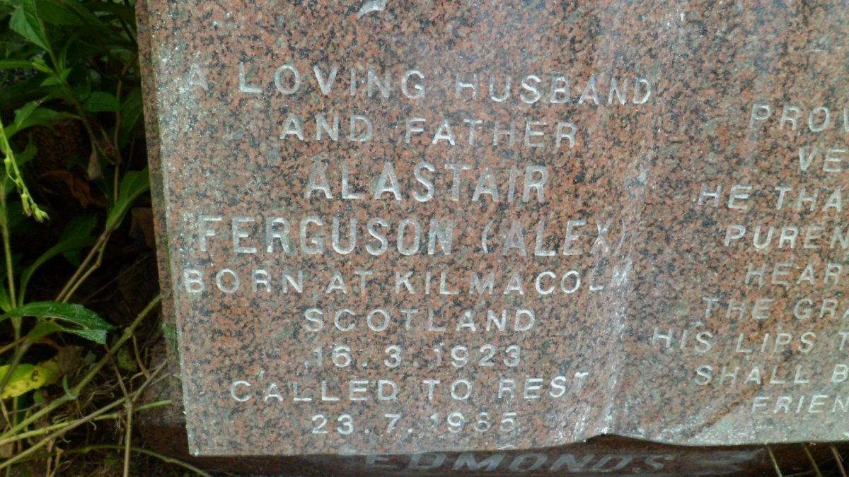 EDMONDS Alastair Ferguson 1923-1985