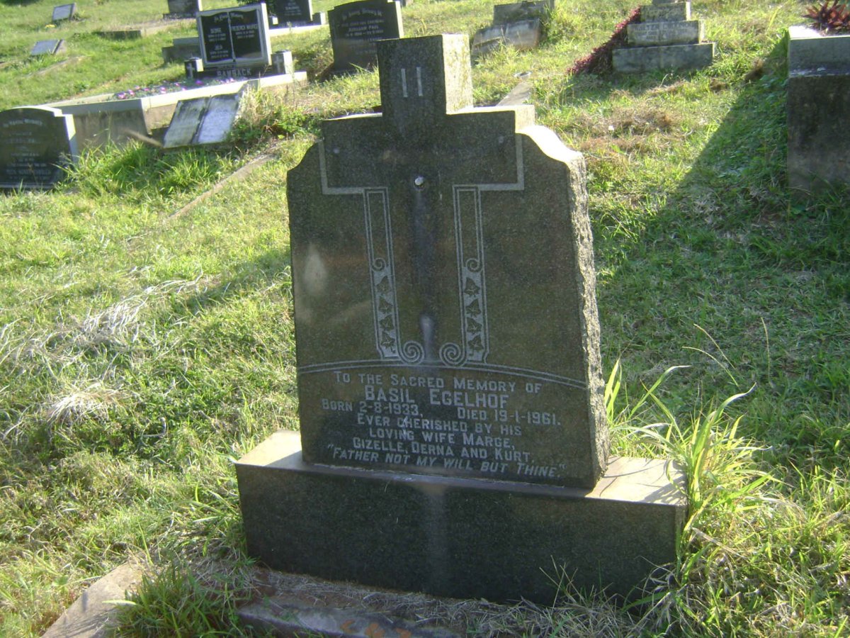 EGELHOF Basil 1933-1961
