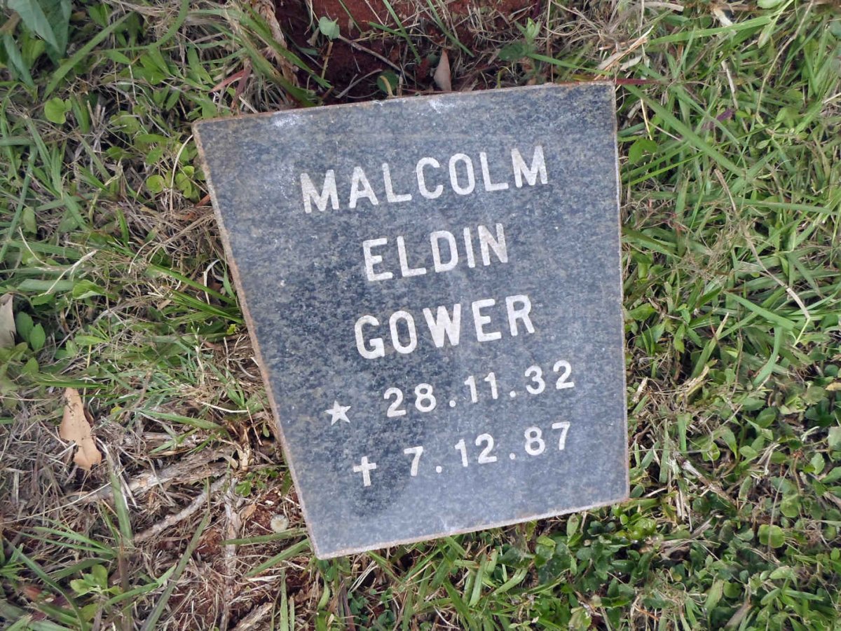 GOWER Malcolm Eldin 1932-1987