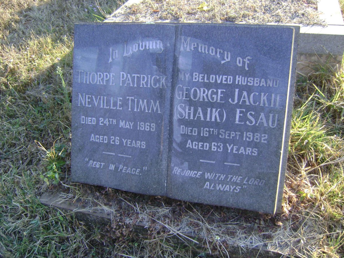 ESAU George Jackie -1982 :: TIMM Thorpe Patrick Neville -1969