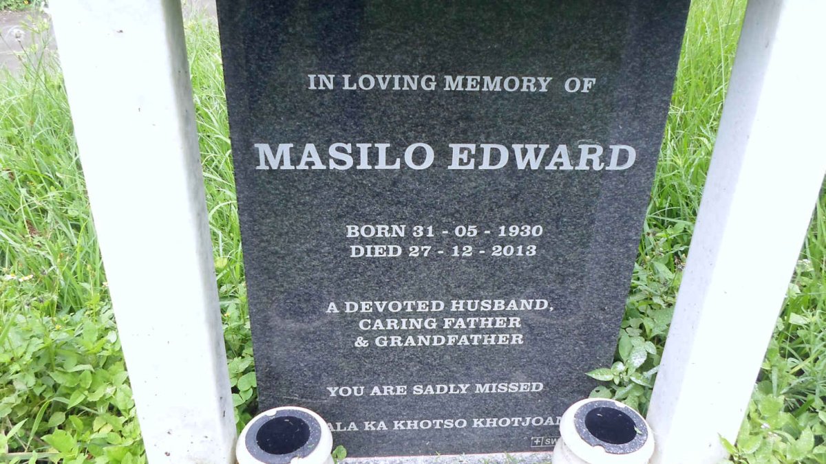 ESEU Masilo Edward 1930-2013