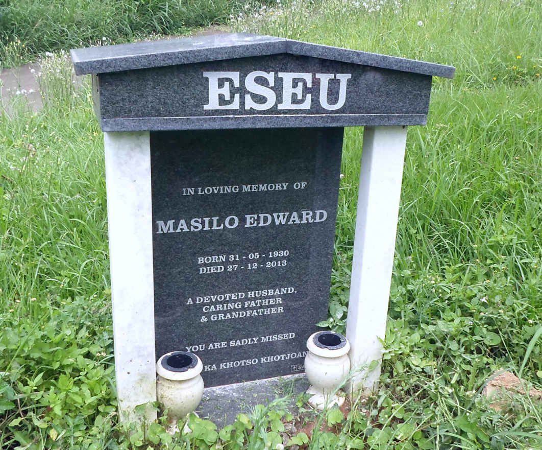 ESEU Masilo Edward 1930-2013