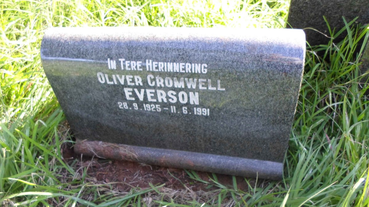 EVERSON Oliver Cromwell 1925-1991