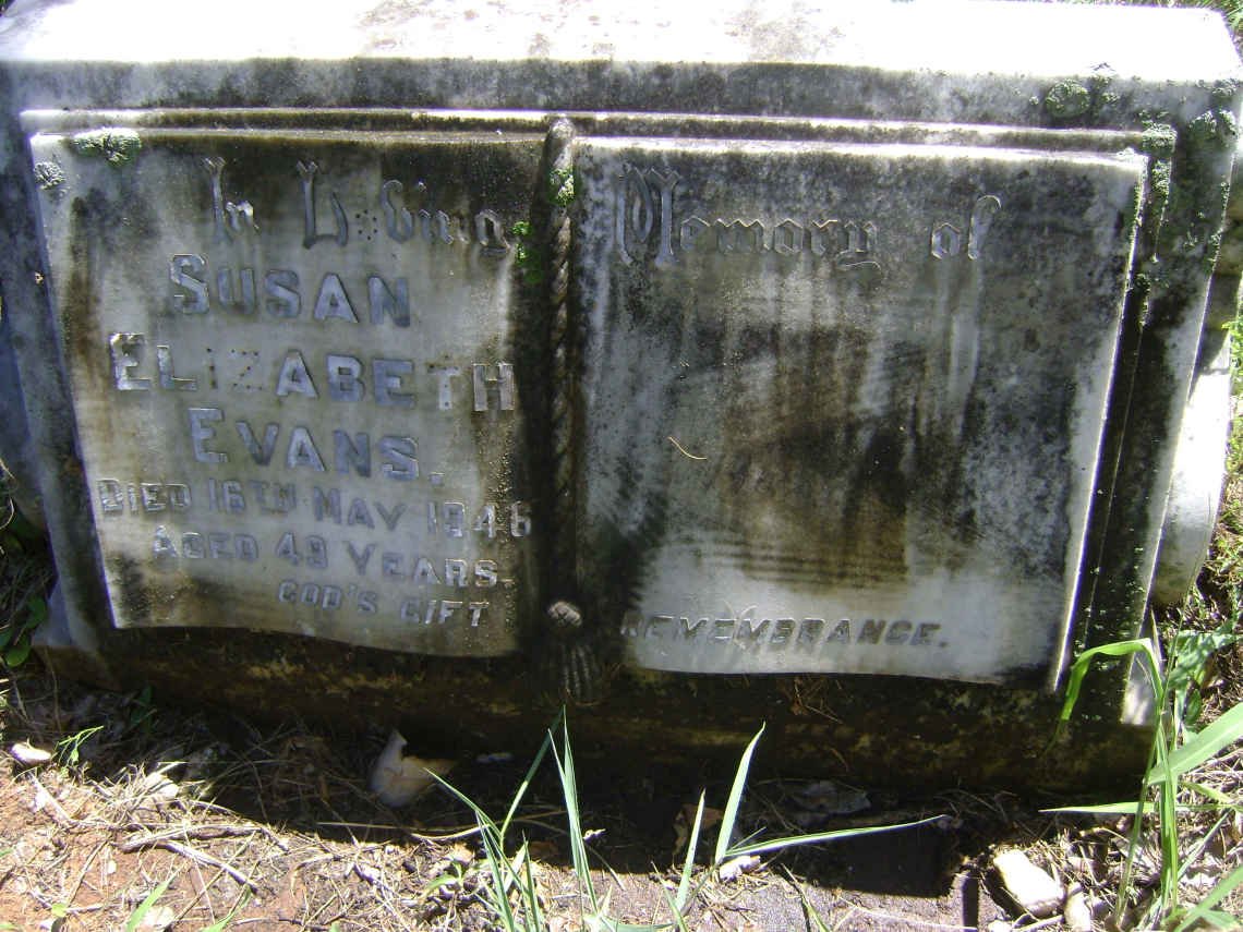 EVANS Susan Elizabeth -1946