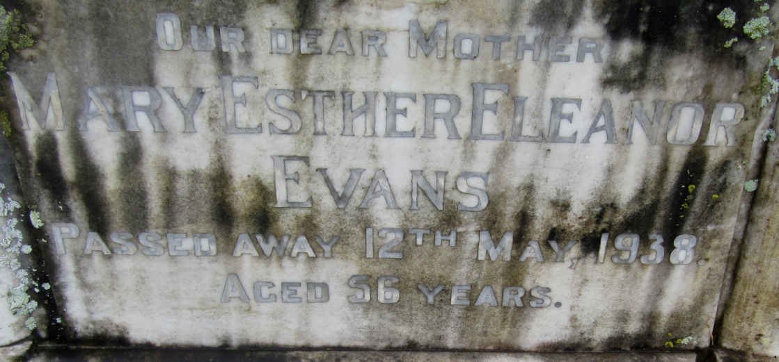EVANS Mary Esther Eleanor -1938