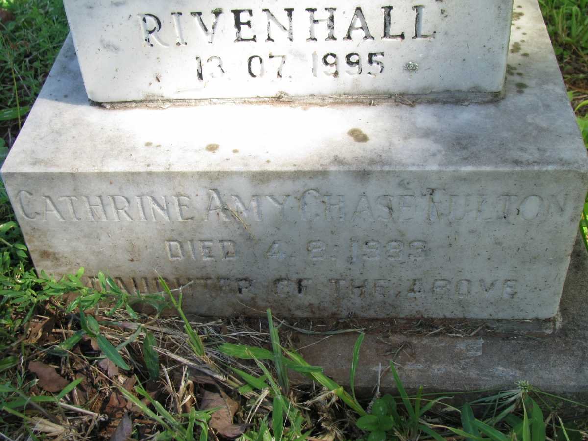 FULTON Annie King -1862 :: LITTLE Jean -1950 :: FULTON Cathrine Amy Chase nee RIVENHALL -1993