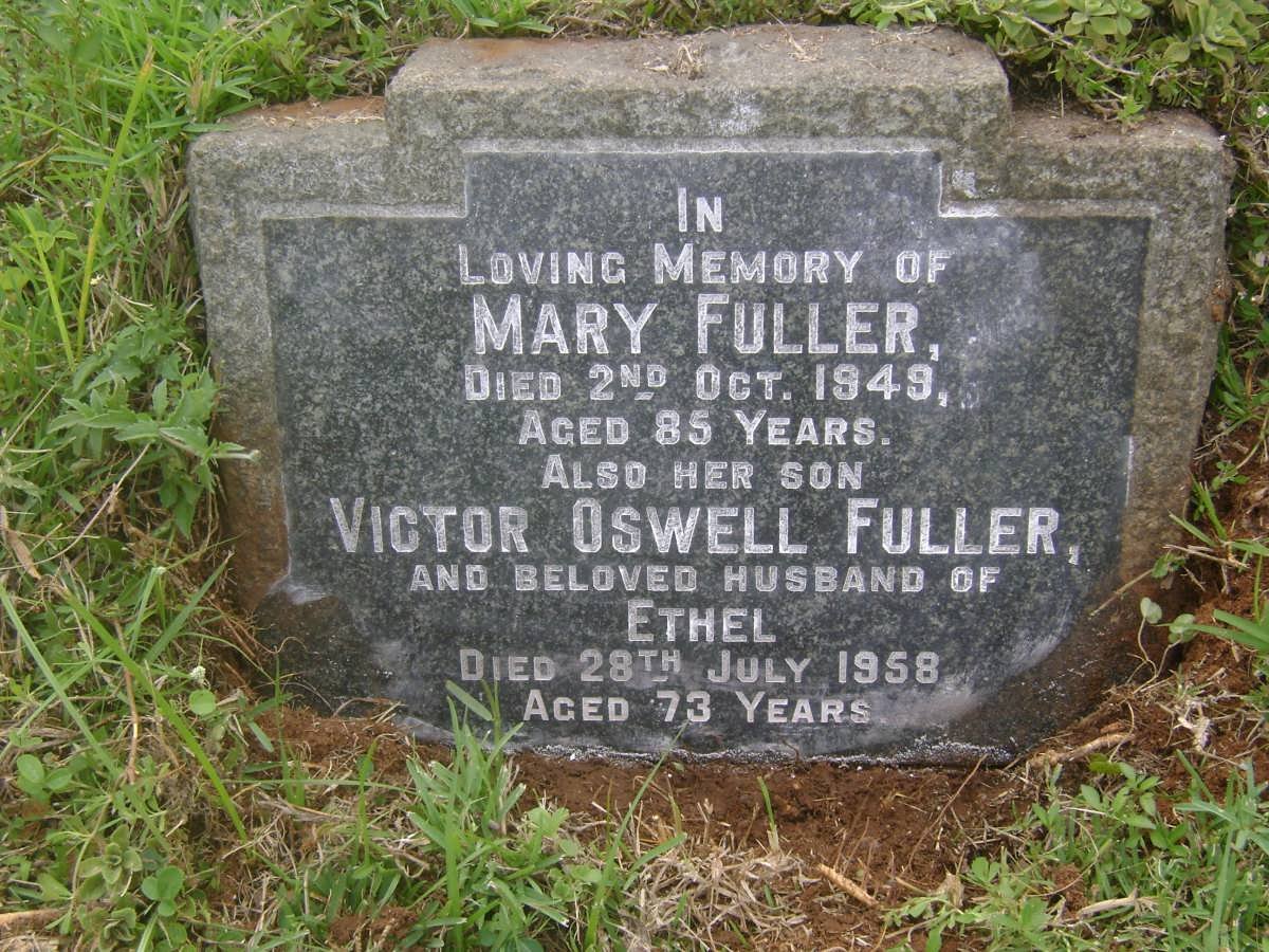 FULLER Victor Oswell -1958 :: FULLER Mary -1949