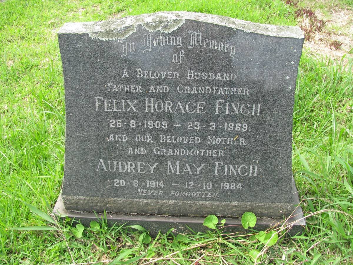 FINCH Felix Horace 1909-1969 &amp; Audrey May 1914-1984