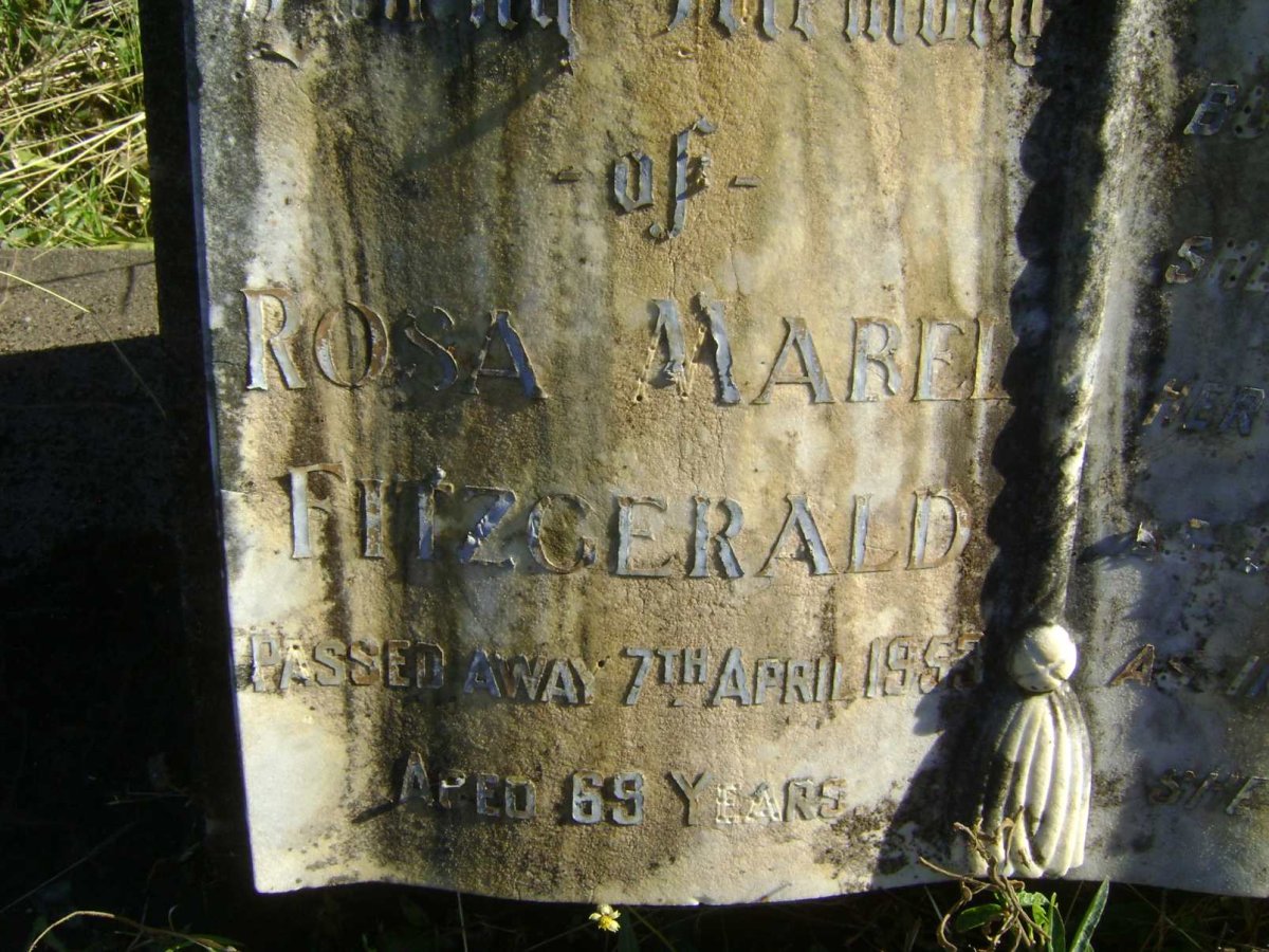FITZGERALD Rosa Mabel -1953