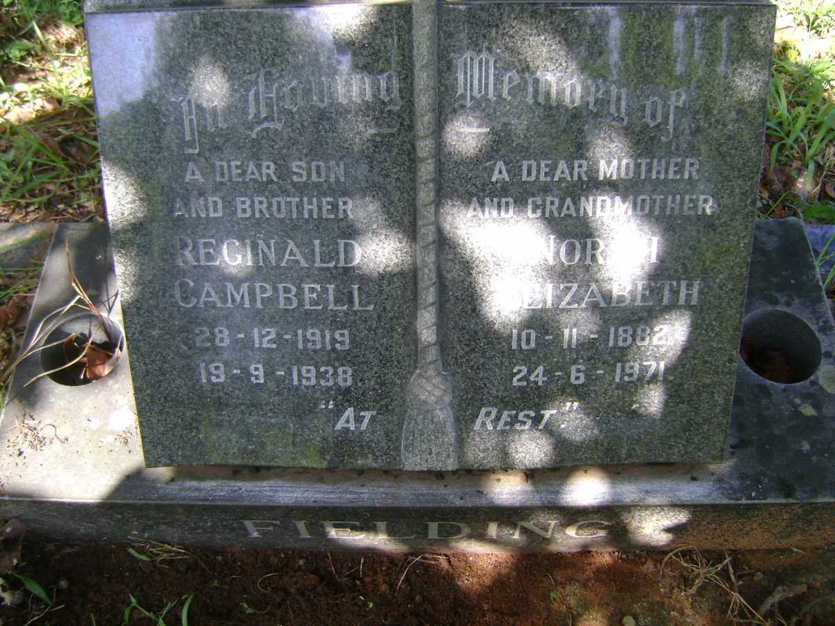 FIELDING Reginald Campbell -1938 &amp; Norah Elizabeth 1882-1971