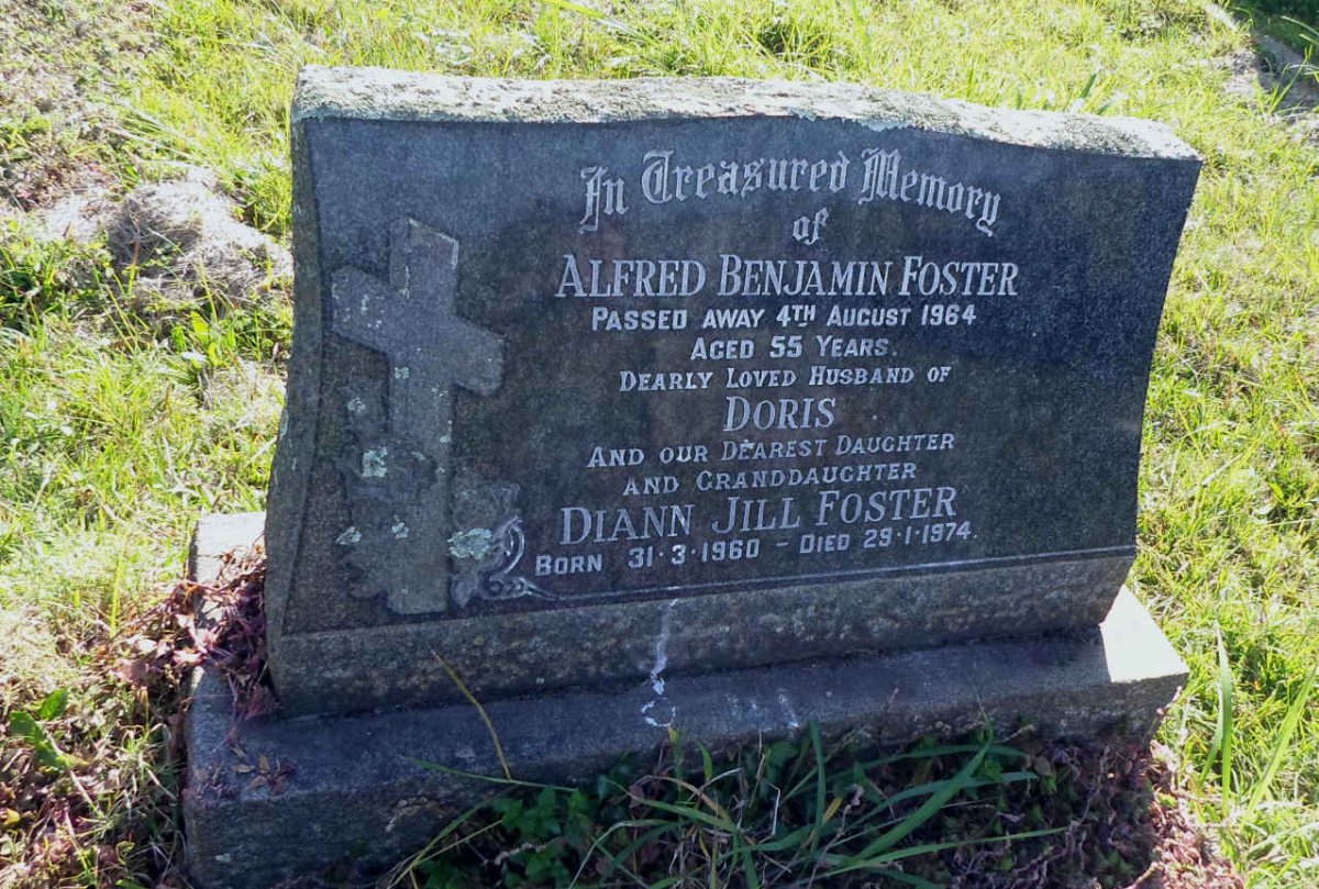 FOSTER Alfred Benjamin  -1964 :: FOSTER Diann Jill 1960-1974