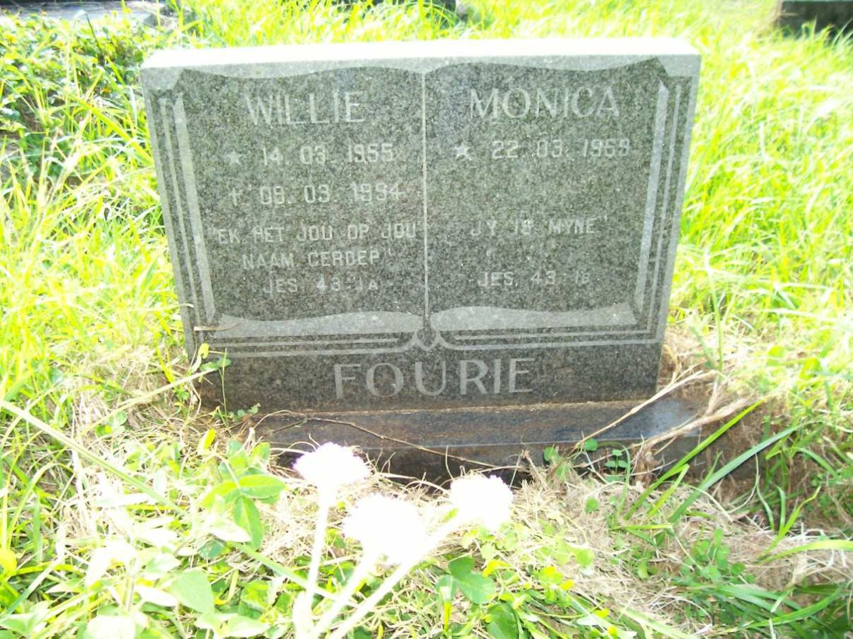 FOURIE Willie 1965-1994 &amp; Monica 1969-