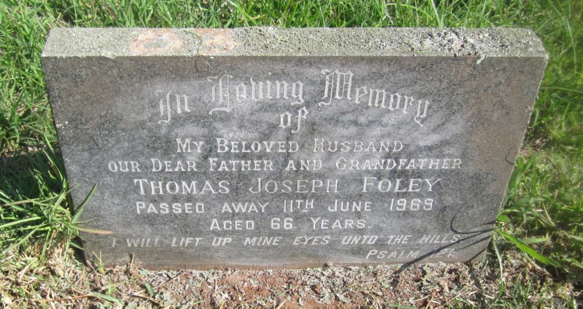 FOLEY Thomas Joseph -1969