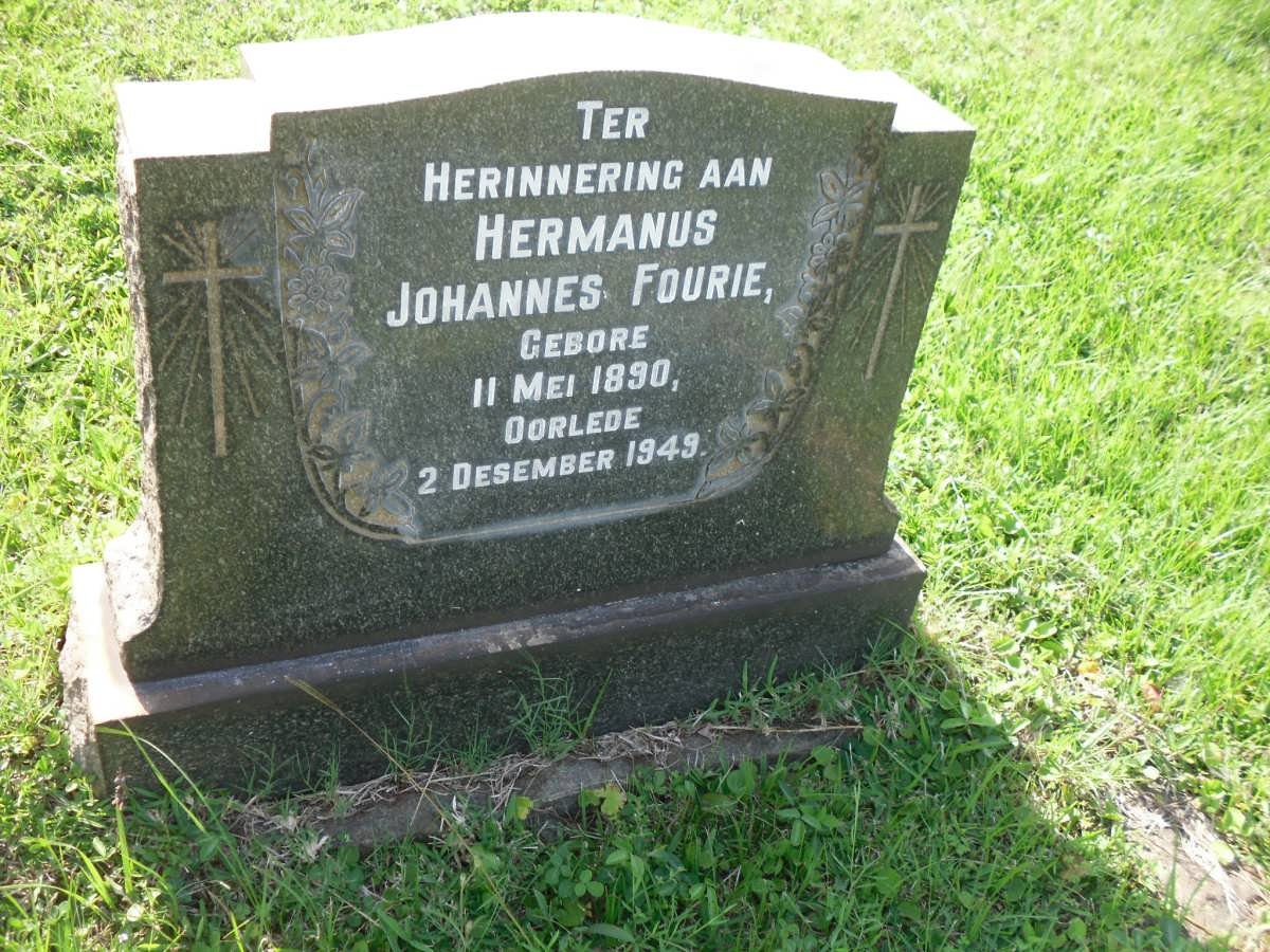 FOURIE Hermanus Johannes 1890-1949
