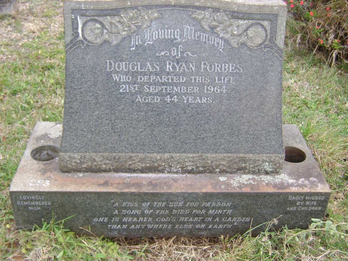 FORBES Douglas Ryan -1964