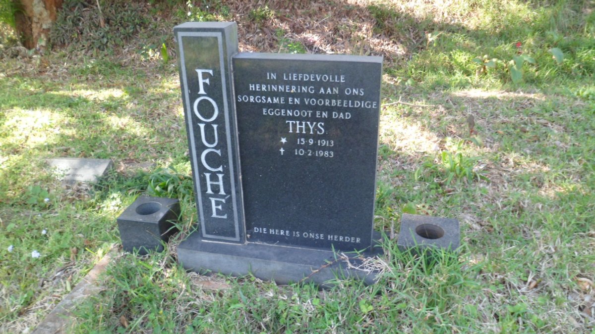 FOUCHE Thys 1913-1983