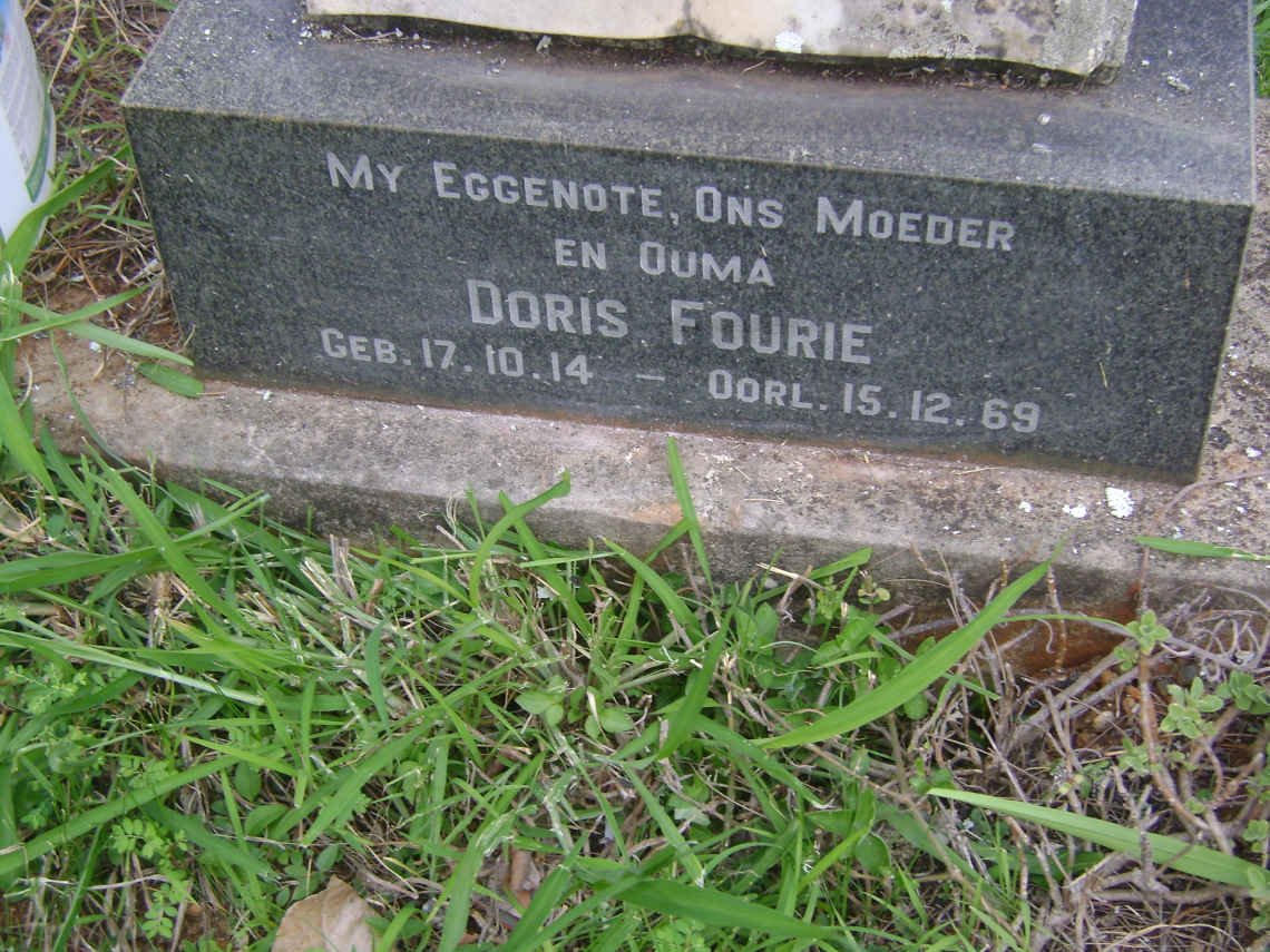 FOURIE Doris 1914-1969
