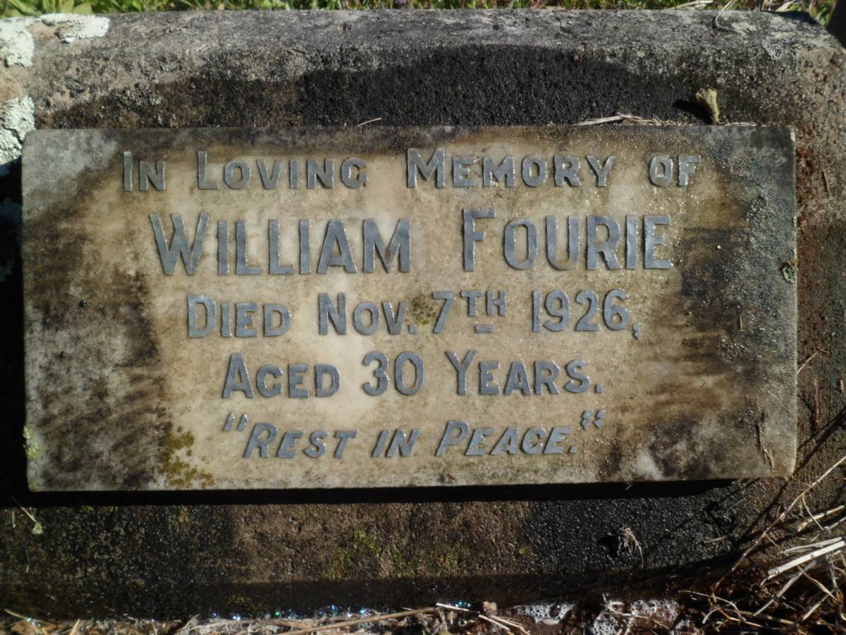 FOURIE William -1926