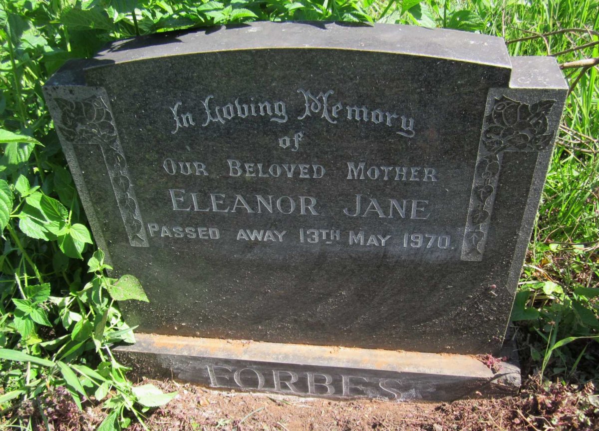FORBES Eleanor Jane -1970