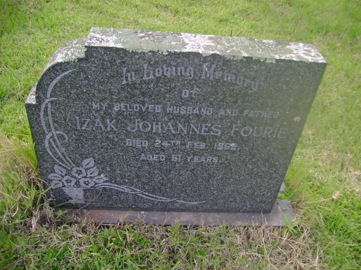 FOURIE Izak Johannes 1969