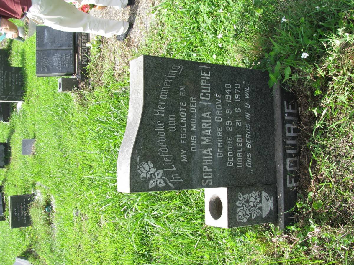 FOURIE Sophia Maria nee GROVE 1940-1979