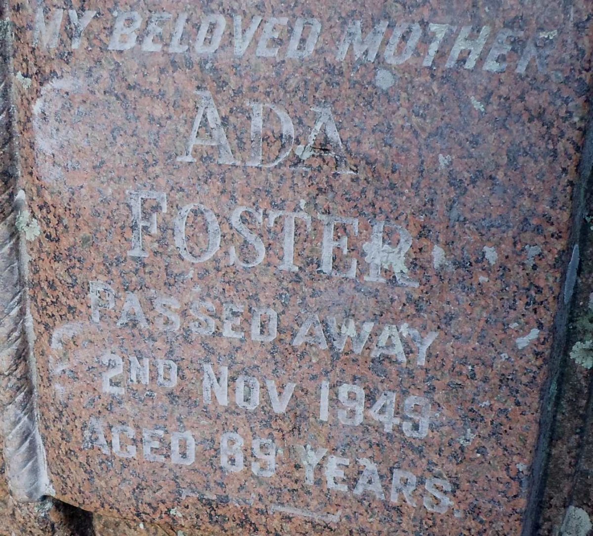 FOSTER Ada -1949