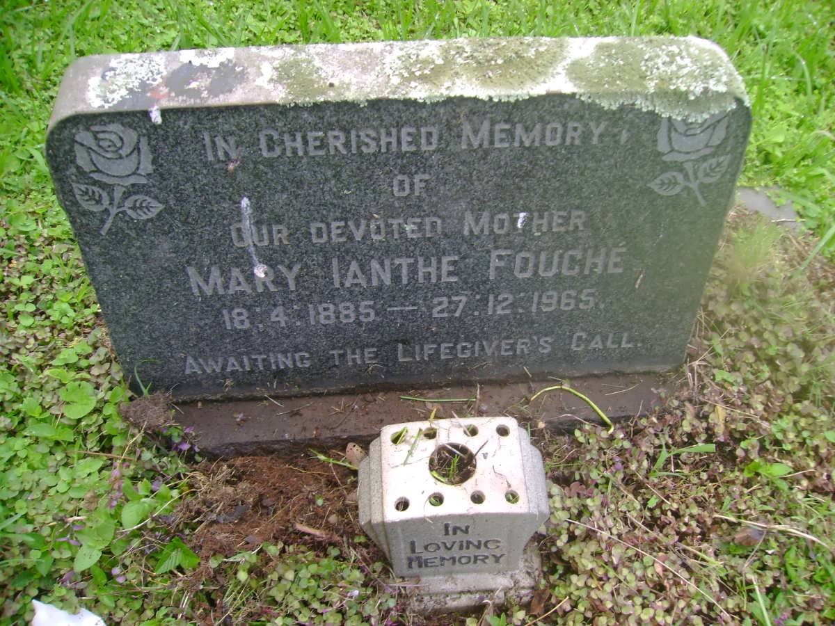 FOUCHE Mary Ianthe 1885-1965