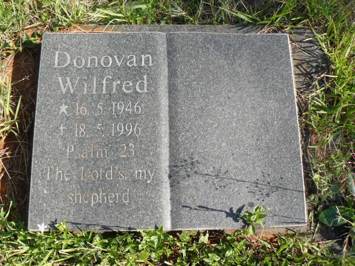 FOURIE Donovan Wilfred 1946-1996