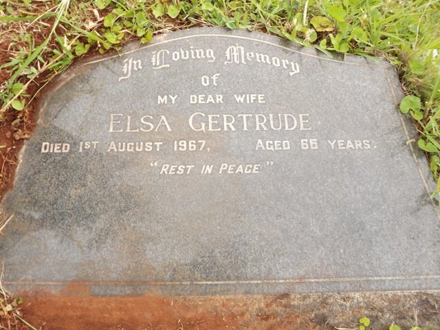 FOUCHÉ Elsa Gertrude -1967 