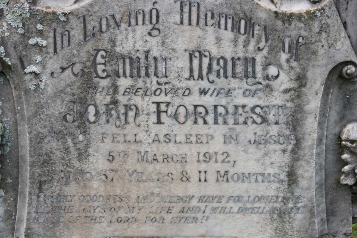 FORREST John -1917 &amp; Emily Mary -1912