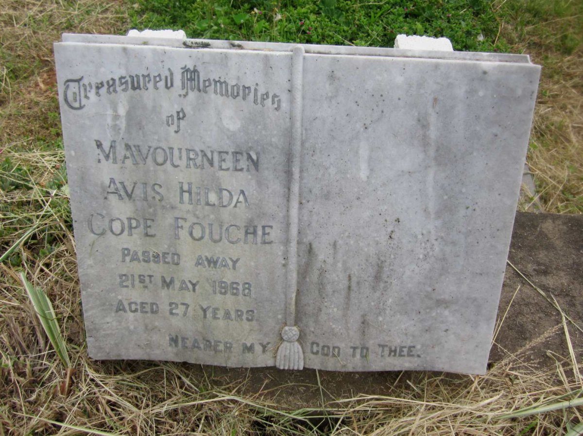 FOUCHE Mavourneen Avis Hilda Cope -1968