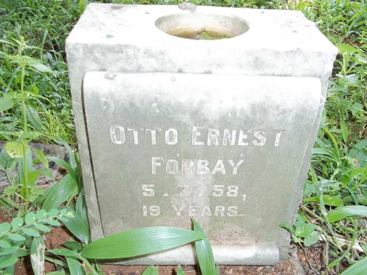 FORBAY Otto Ernest -1958