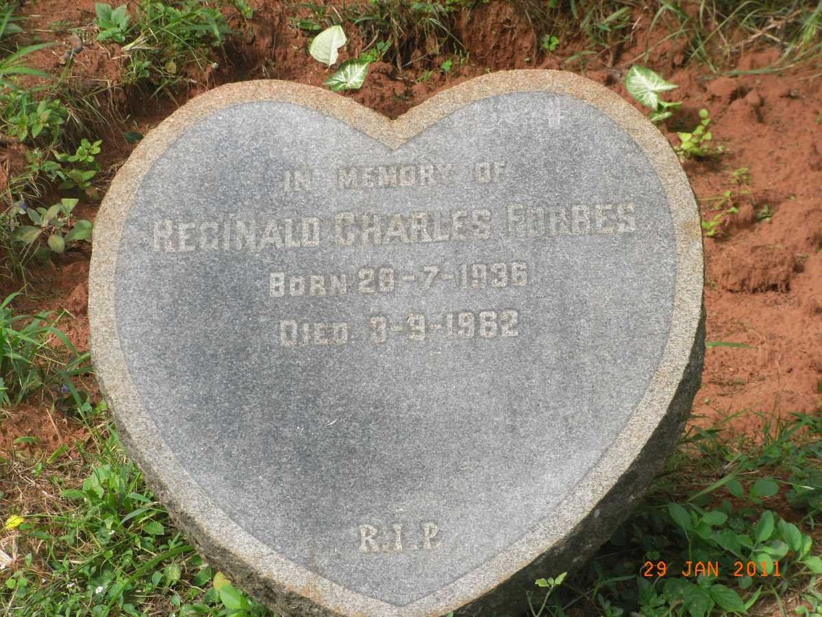 FORBES Reginald Charles 1936-1962