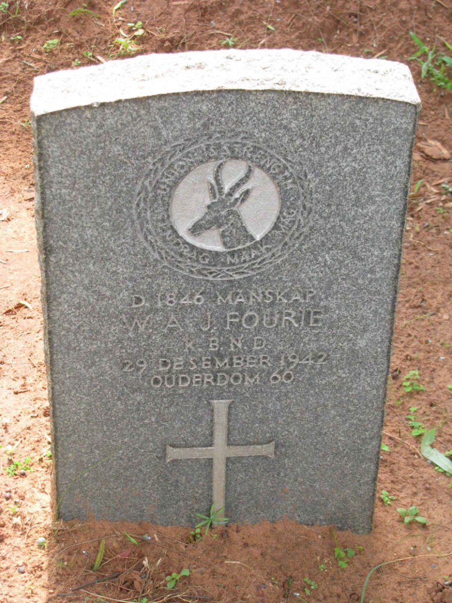 FOURIE W.A.J. -1942