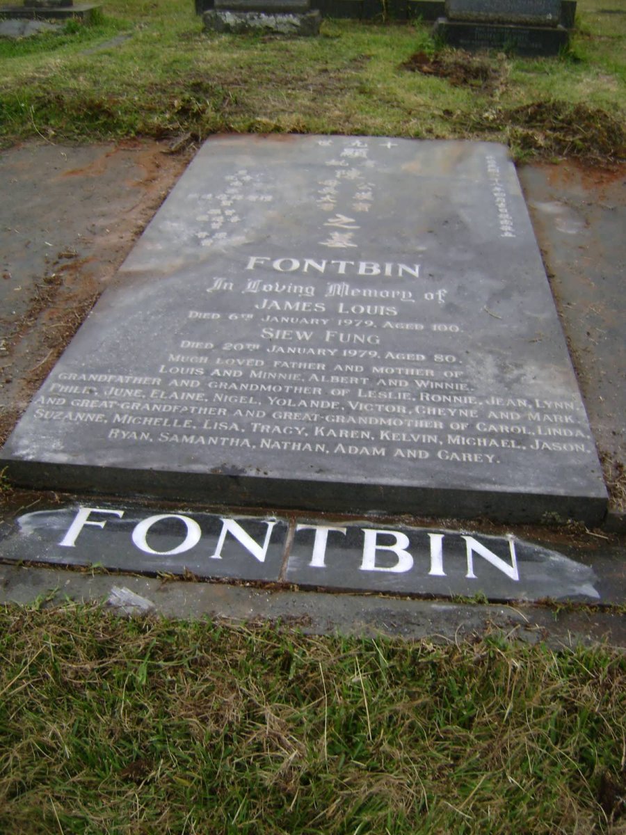 FONTBIN James Louis -1979 &amp; Siew Fung -1979