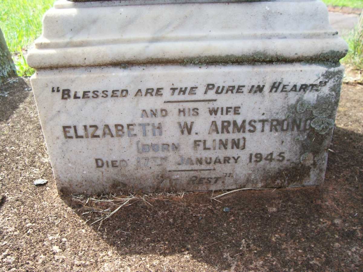ARMSTRONG Elizabert W. nee FLINN -1945 