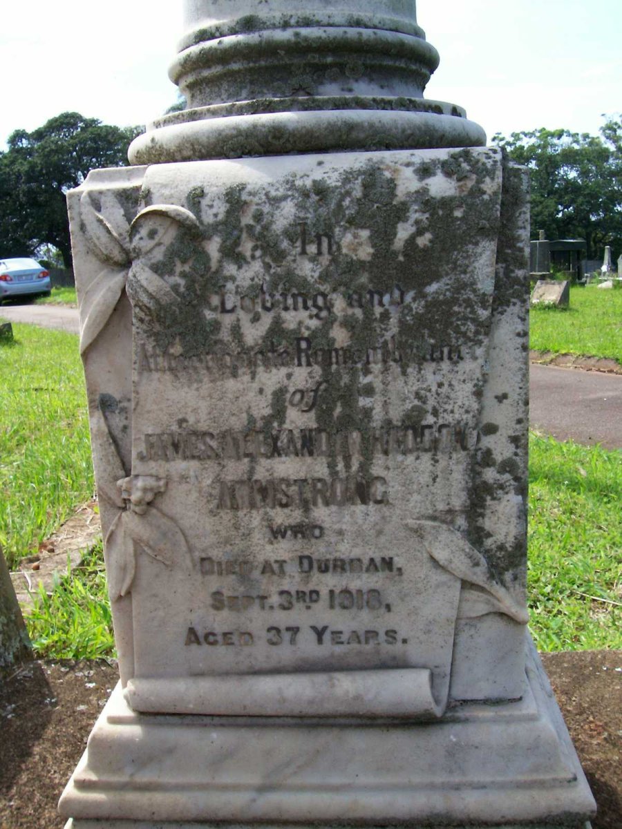 ARMSTRONG James Alexander Hadden -1918