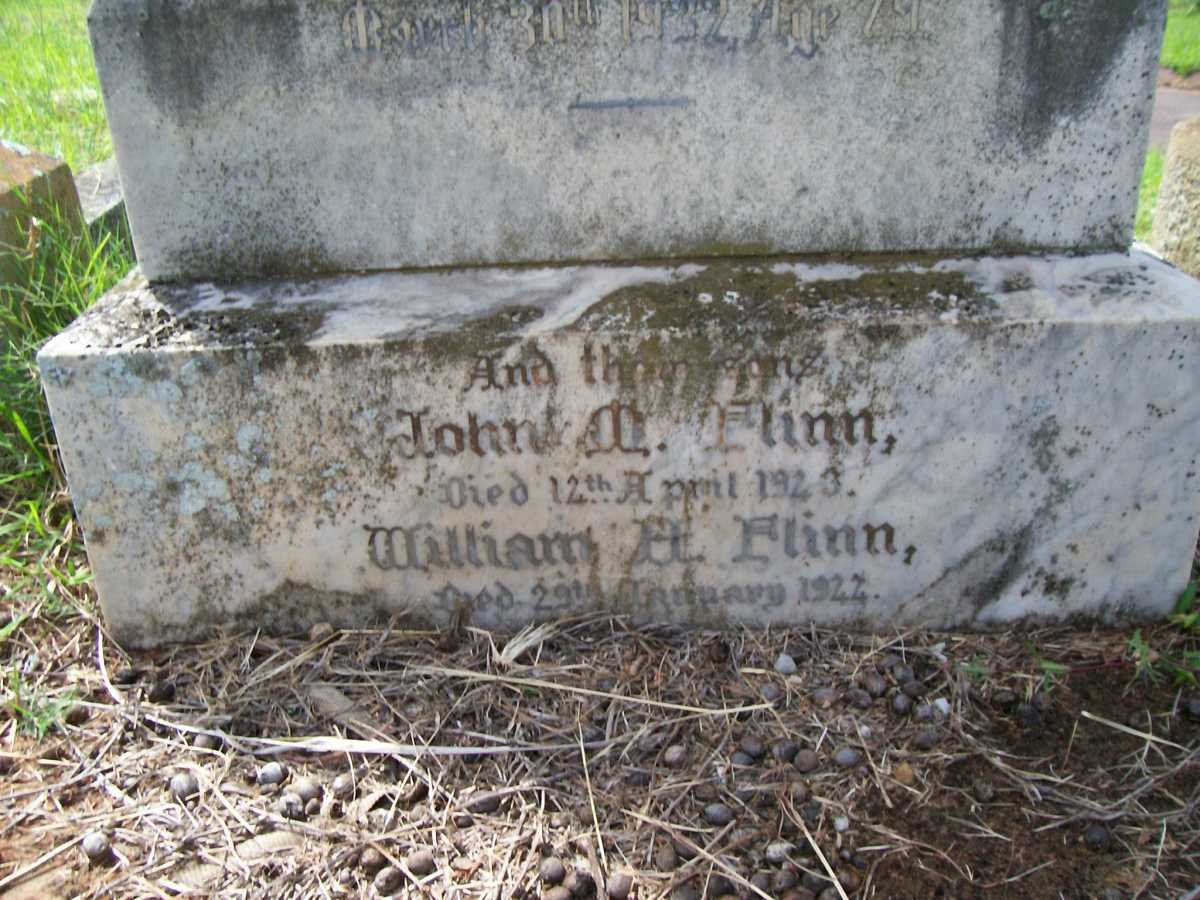 FLINN John M. -1923 :: FLINN William H -1922