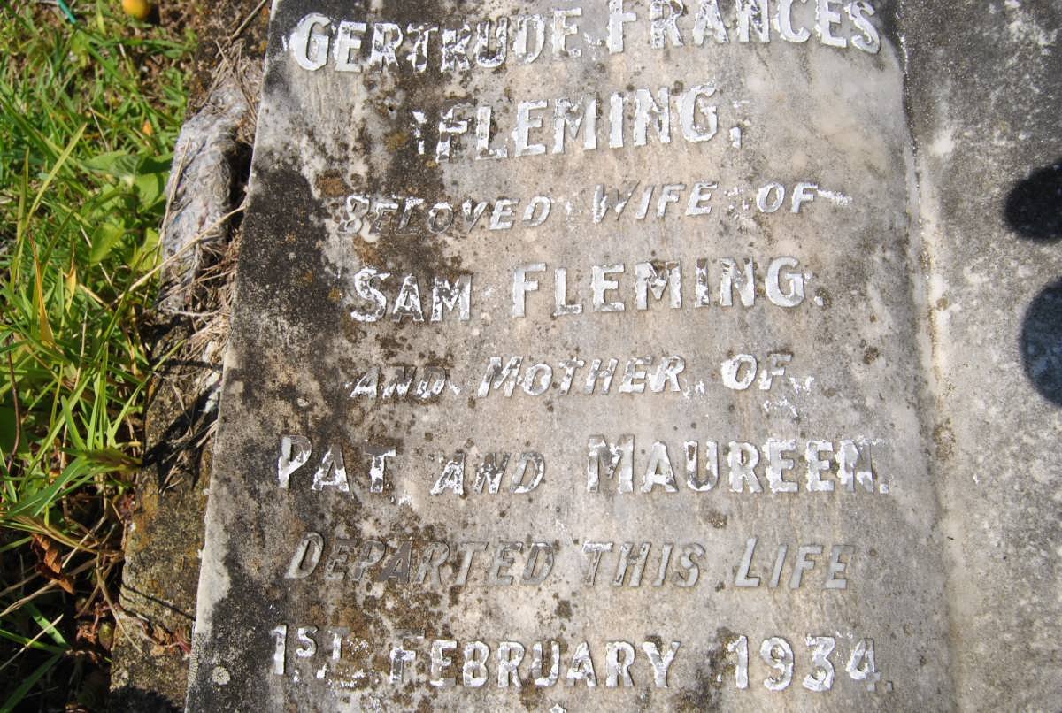 FLEMING Gertrude Frances -1934