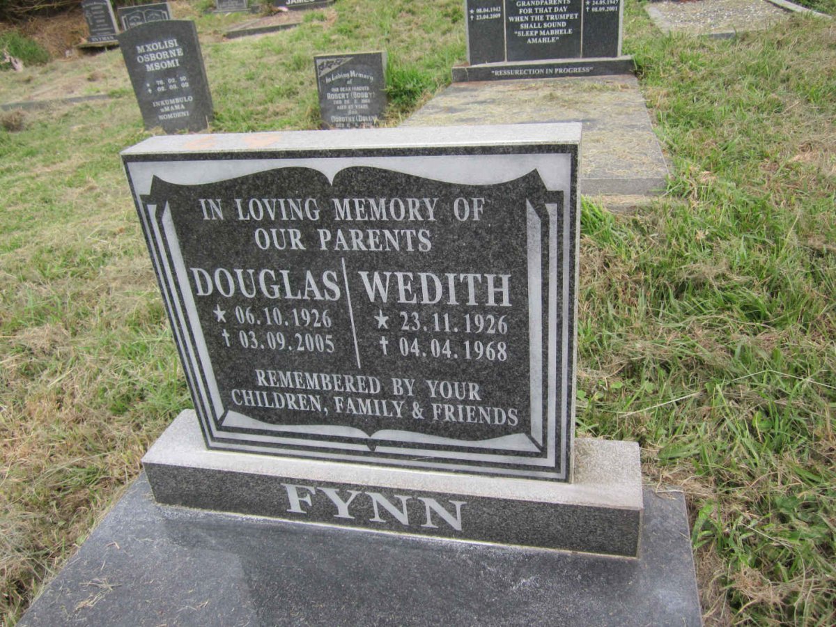 FYNN Douglas 1926-2005 &amp; Wedith 1926-1968