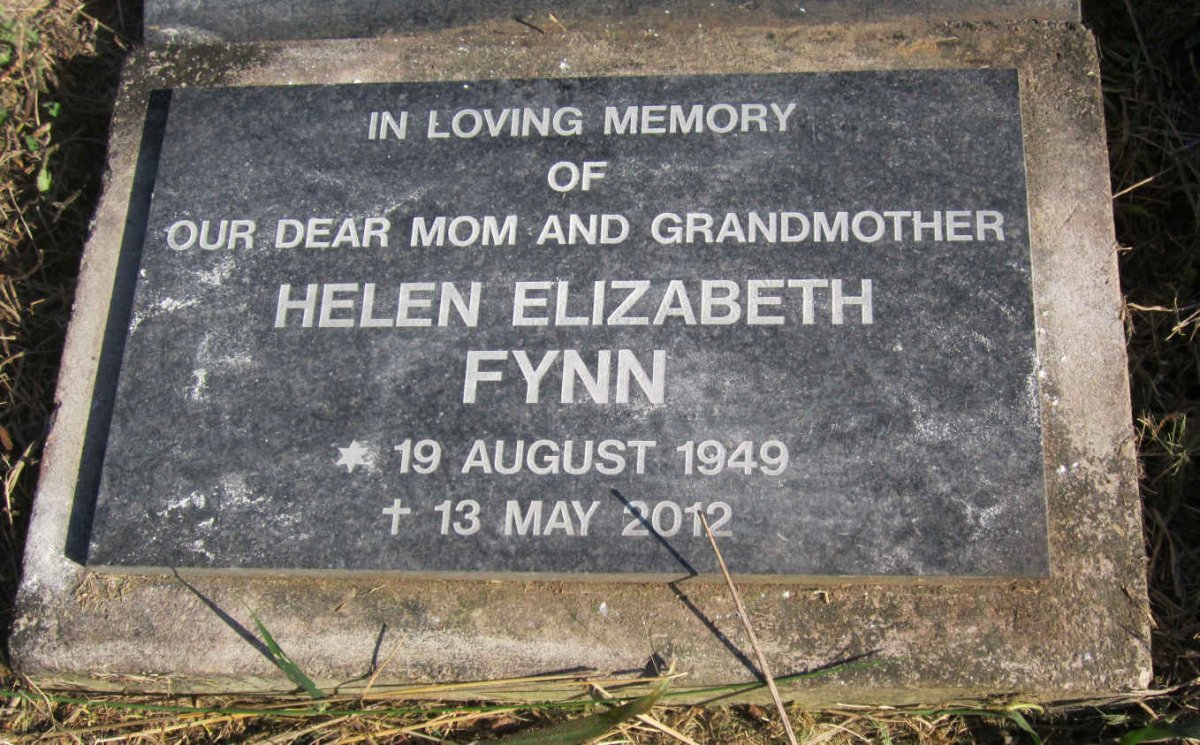 FYNN Helen Elizabeth 1949-2012