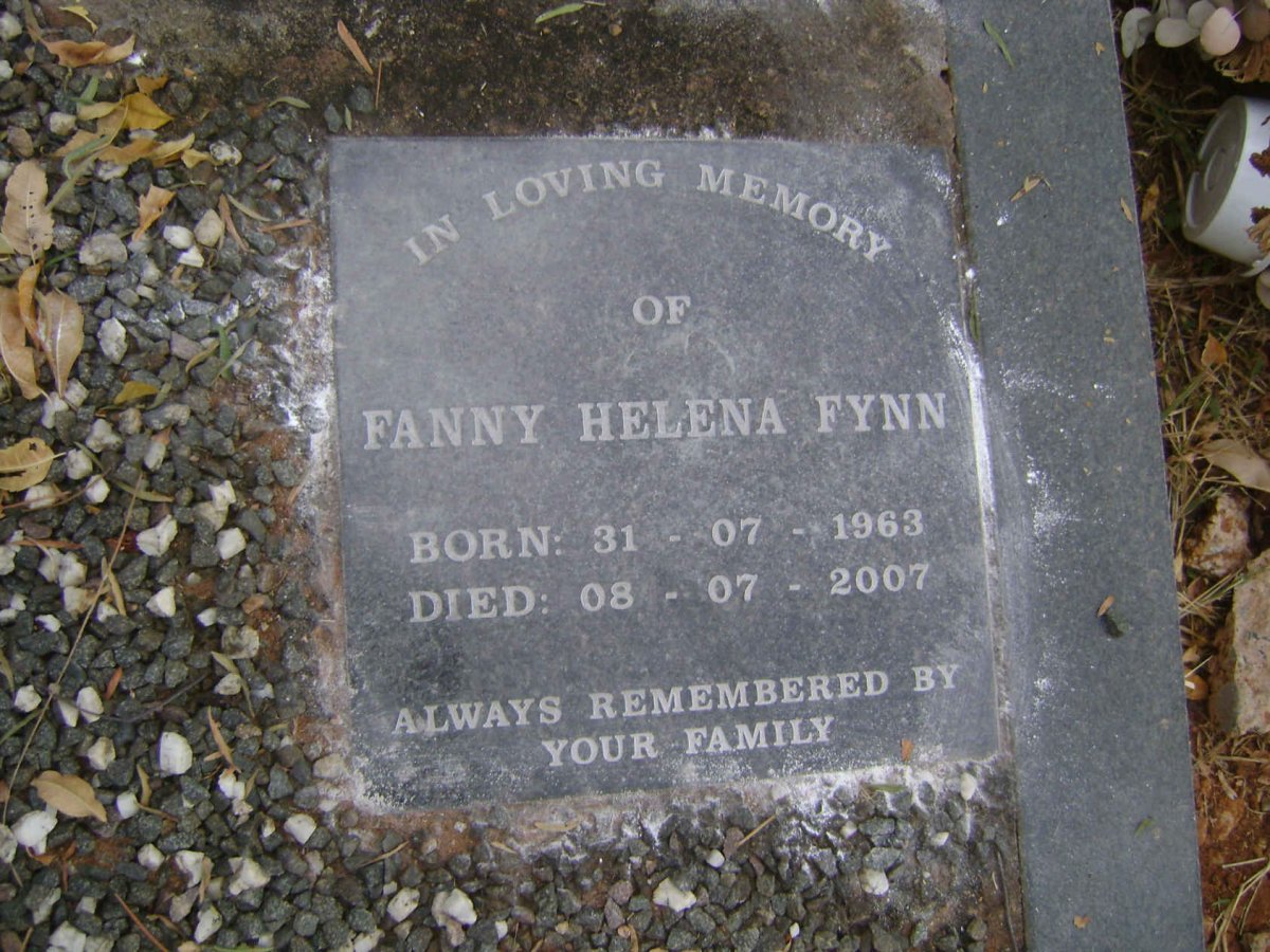 FYNN Fanny Helena 1963-2007