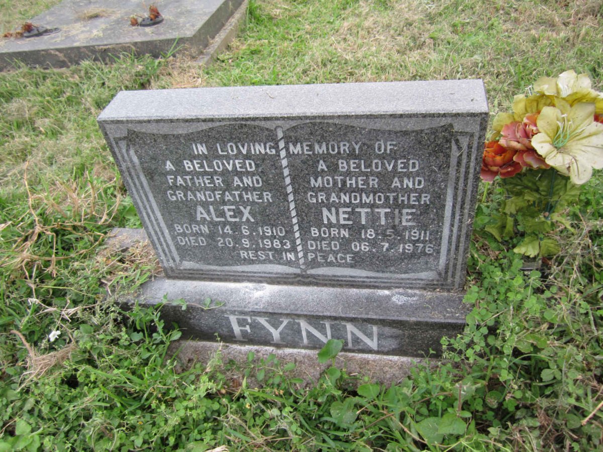 FYNN Alex 1910-1983 &amp; Nettie 1911-1976