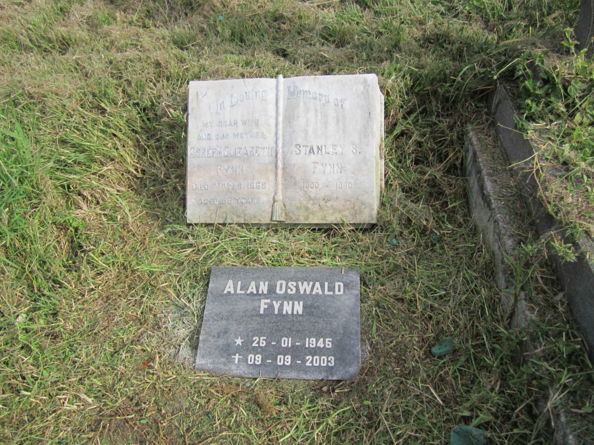 FYNN Stanley S. 1900-1980 &amp; Doreen Elizabeth -1968 :: FYNN Alan Oswald 1945-2003