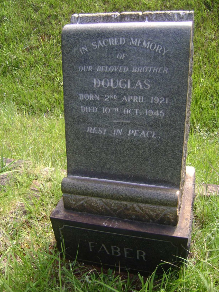 FABER Douglas 1921-1945