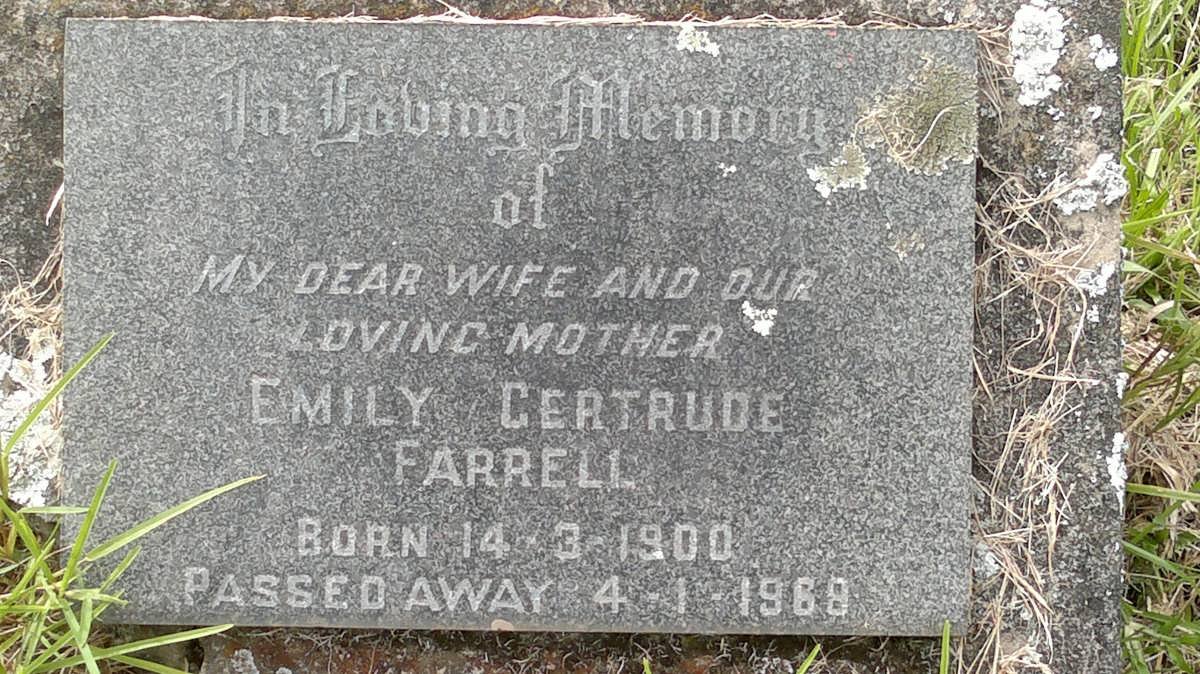 FARRELL Emily Gertrude 1900-1968