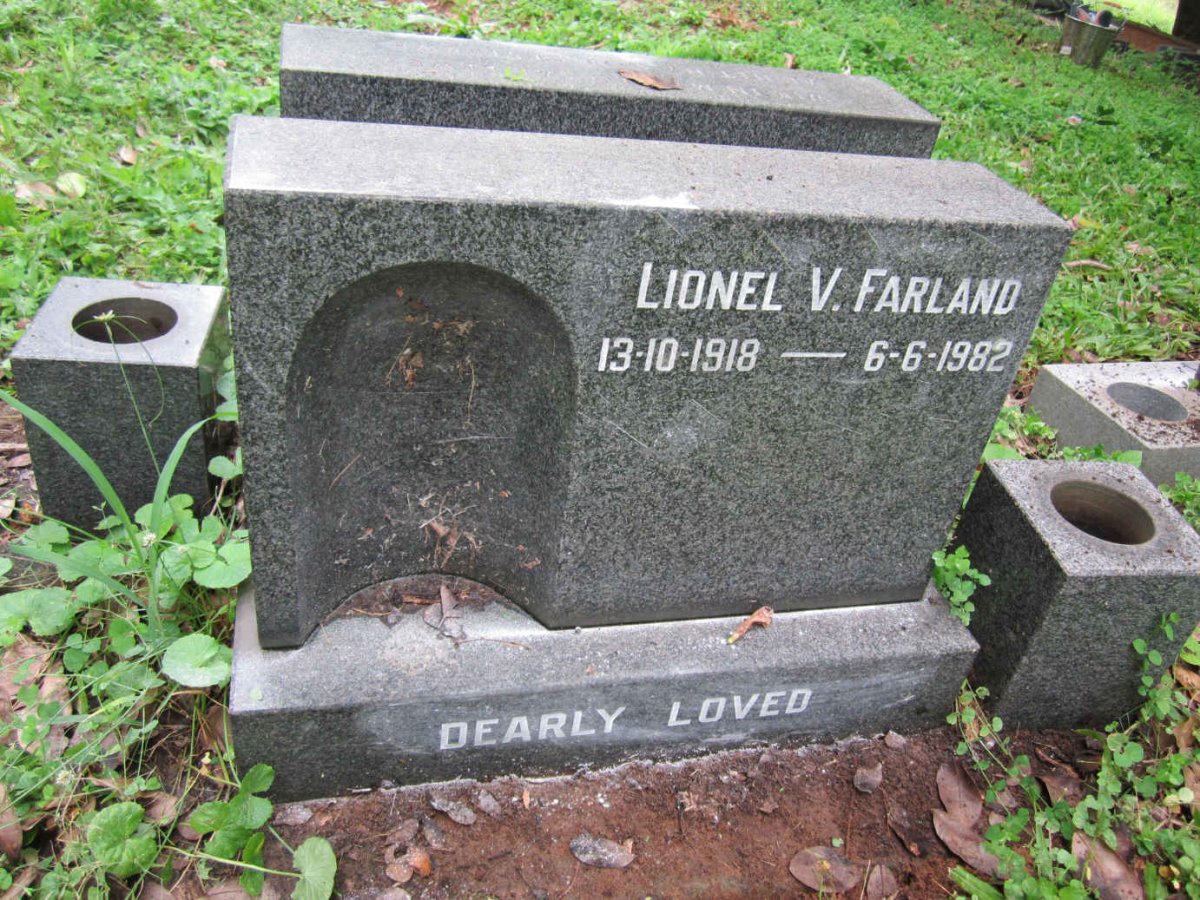 FARLAND Lionel V. 1918-1982