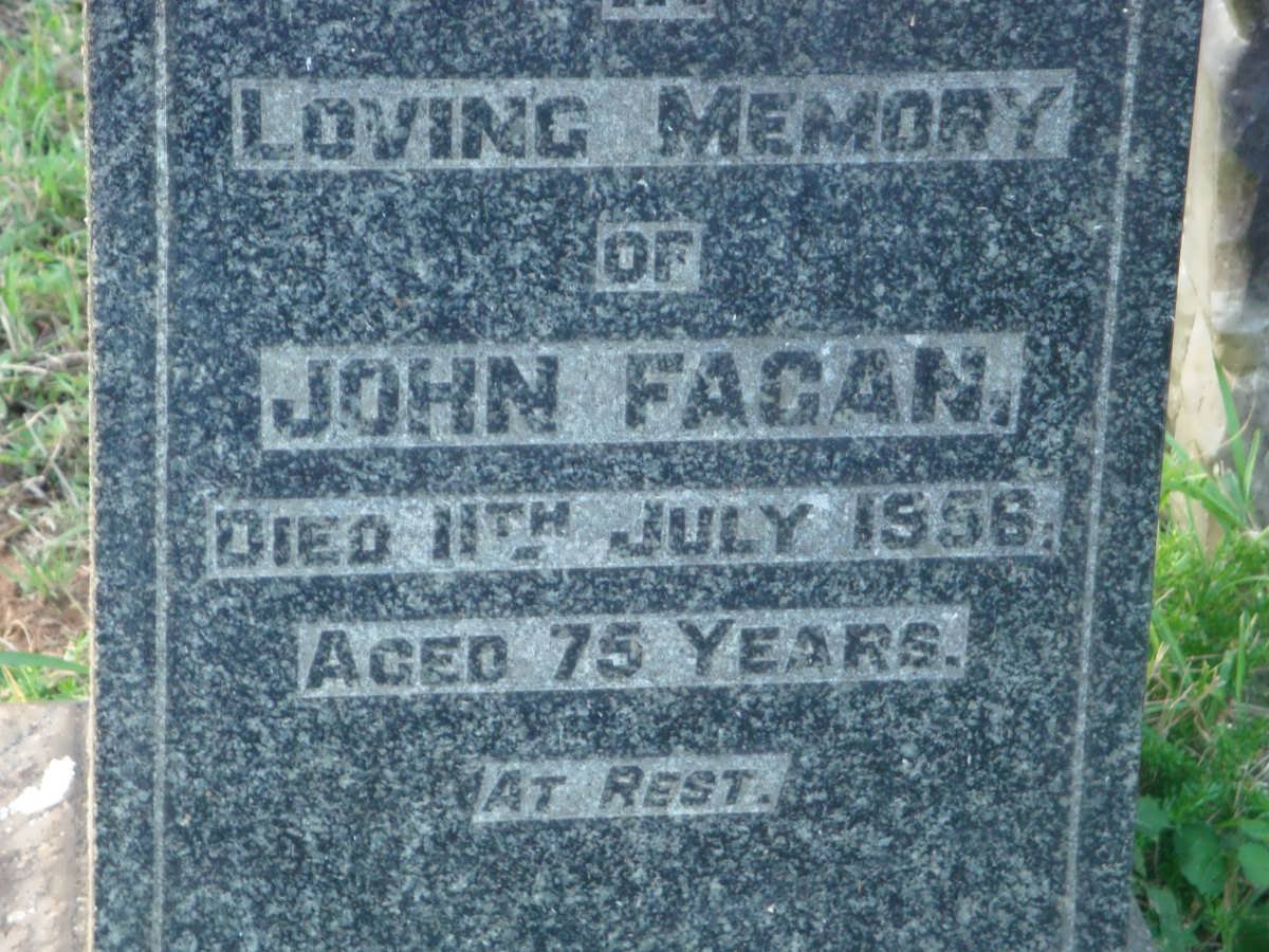 FAGAN John -1956